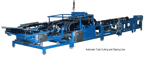 Automatic Tube Cutting and Glazing Line